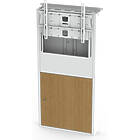 Unicol RPFWSH thumbnail image. Click to enlarge. Unicol RPFWSH Rhobus Plus Floor-to-Wall Stand finished in white product image
