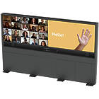 Unicol SUM5TFS Summit Free-standing Dual Screen Video Conference Wall (For 55″ Monitors)