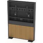 Unicol SUM7FS Summit Free-standing Single Screen Video Conference Wall product image