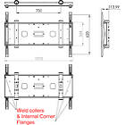 Unicol TCAVTS Span Bar and Monitor Mount for TCAVT Trolley product image