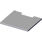 Unicol VR500 430mm deep shelf for Unicol Aveta cabinets finished in silver product image