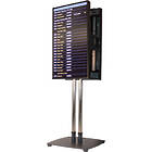 VS1000 Plinth base modular portrait stand for dual back‑to‑back screens up to 70"