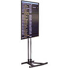 VS1000 Scimitar base modular portrait stand for screens 40‑70"