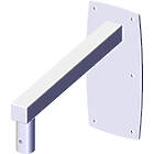 Unicol WB1 Multi-Purpose Wall Bracket Pegged Version - 500mm arm finished in white product image