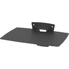 Wall mounted steel video conferencing camera shelf