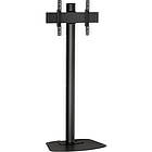 LCD/LED Monitor and Commercial TV Floor Stand for screens up to 65" ‑ Black