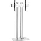 LCD/LED monitor /Commercial TV  Floor stand for screens over 65" ‑ Silver