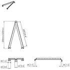 Vogels PFA9141 Wall support sliding brackets for Vogels PUC29xx columns product image