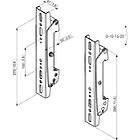 Vogels PFS3302 Vertical mounting arms for LCD/LED monitors and commercial TV's product image