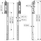 Vogels PFS3508 Vertical mounting arms for LCD/LED monitors and commercial TV's product image