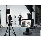 Vogels PFT 2515 Low Level Adjustable Height LCD/LED monitor trolley up to 65" product image
