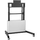 Motorised Height Adjustable Monitor/TV trolley with Cabinet