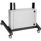 Vogels PFTE7111 Motorised Height Adjustable Monitor/TV trolley with Cabinet product image