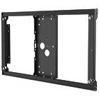 Vogels POW 1601 Outdoor wall mount for LG 49XE4F large format display, finished in Black (Portrait or Landscape)