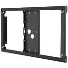 Vogels POW 1602 Outdoor wall mount for LG 55XE4F large format display, finished in Black