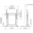 Vogels RISE 4105 RISE Motorised Height Adjustable TV/Monitor stand product image