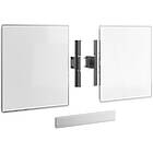 Whiteboard Set for 65" monitors on RISE Floor/Wall Motorised Display Lifts
