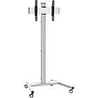 LCD/LED Monitor /Commercial TV Trolley for screens up to 65" ‑ Silver