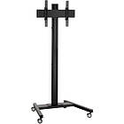 LCD/LED Monitor /Commercial TV Trolley for screens up to 65" ‑ Black