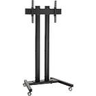 Heavy Duty LCD/LED Monitor/Commercial TV Trolley for screens over 65" ‑ Black