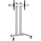 Heavy Duty LCD/LED Monitor/Commercial TV Trolley for screens over 65" ‑ Silver