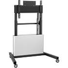 Motorised Height Adjustable TV/Monitor Trolley with Cabinet