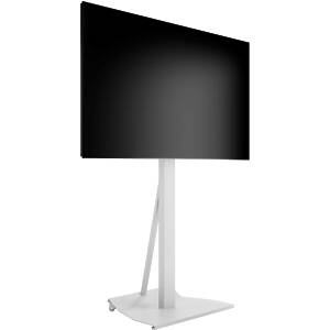 M Tilt & Roll Floorstand Plus Monitor Plinth Stand