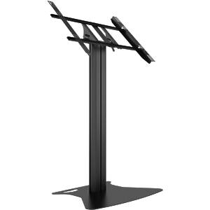 M Public Display Stand 110 Tilt & Table Floorbase 0–90° Tilting Plinth Monitor Stand with Flight Case
