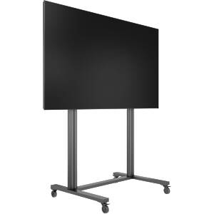 M Public Display Stand 210 Dual Pillar 150kg MAX Wheelbase