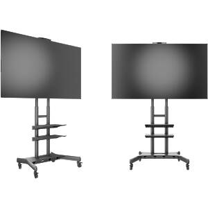 M Public Floorstand Basic 180 Plus Monitor Trolley