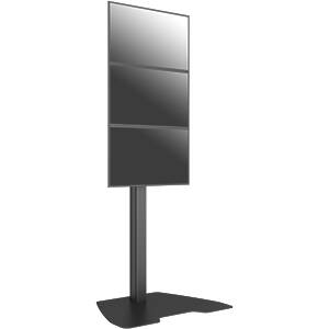 M Floorstand Column Pro 180 VESA 75/100   Multi-monitor free-standing or bolt-down stand