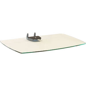 Axia 78×39cm Polished Edge Toughened Glass shelf