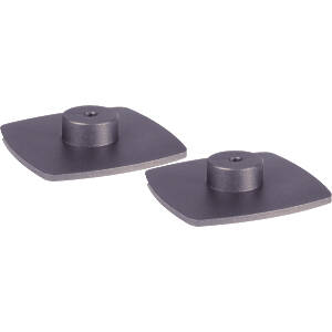 Pair of 135×135mm Floor‑to‑Ceiling Single Column Base Plates