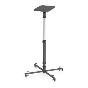 Unicol Single Column Height Adjustable Tilting Projector Trolley