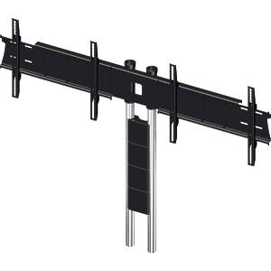 Twin Monitor Mast for AVR Media Cabinets