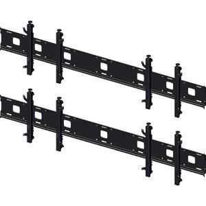 ScreenRail 2×2 video wall mounting system for 46″ monitors