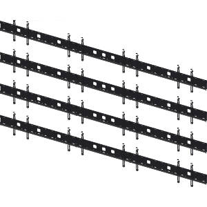 ScreenRail 4×4 video wall mounting system for 46″ monitors