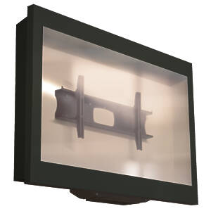 Aluminium outdoor housing for 30–32″ monitors