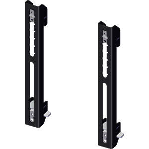 Pair Of ScreenRail / PoziMount Non‑Tilting Arms