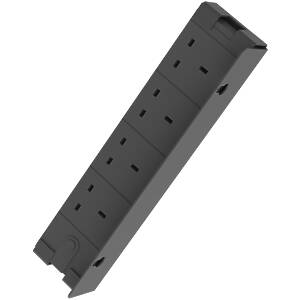 Rhobus 4‑Way Power Socket with 4m lead