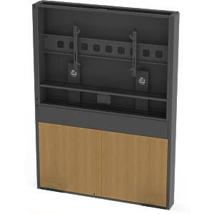 Summit Bolt‑Down Single Screen Video Conference Wall