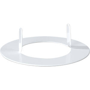 Trim disc for suspended ceilings<br> finished in white. Use with 500/1000/2000.