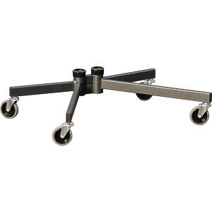 VS1000 “K” Un‑braked Wheel Twin Column Monitor Trolley Base