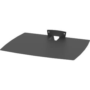 Wall mounted steel video conferencing camera shelf