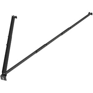 Wall support extension kit 3 arms for PFA 9141 finished in Black