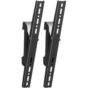 Vertical mounting arms for LCD/LED monitors and commercial TV's