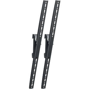 Vertical mounting arms for LCD/LED monitors and commercial TV's