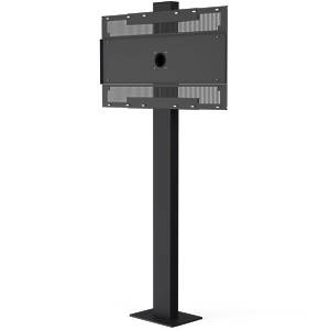 Outdoor floor stand for LG 55XE4F finished in Black
