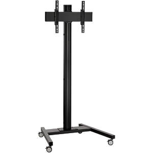LCD/LED Monitor /Commercial TV Trolley for screens up to 65″ ‑ Black