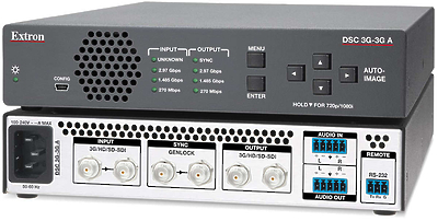 Convert between SDI (Serial Digital Interface) and DisplayPort/HDMI/DVI and analogue signals.Components